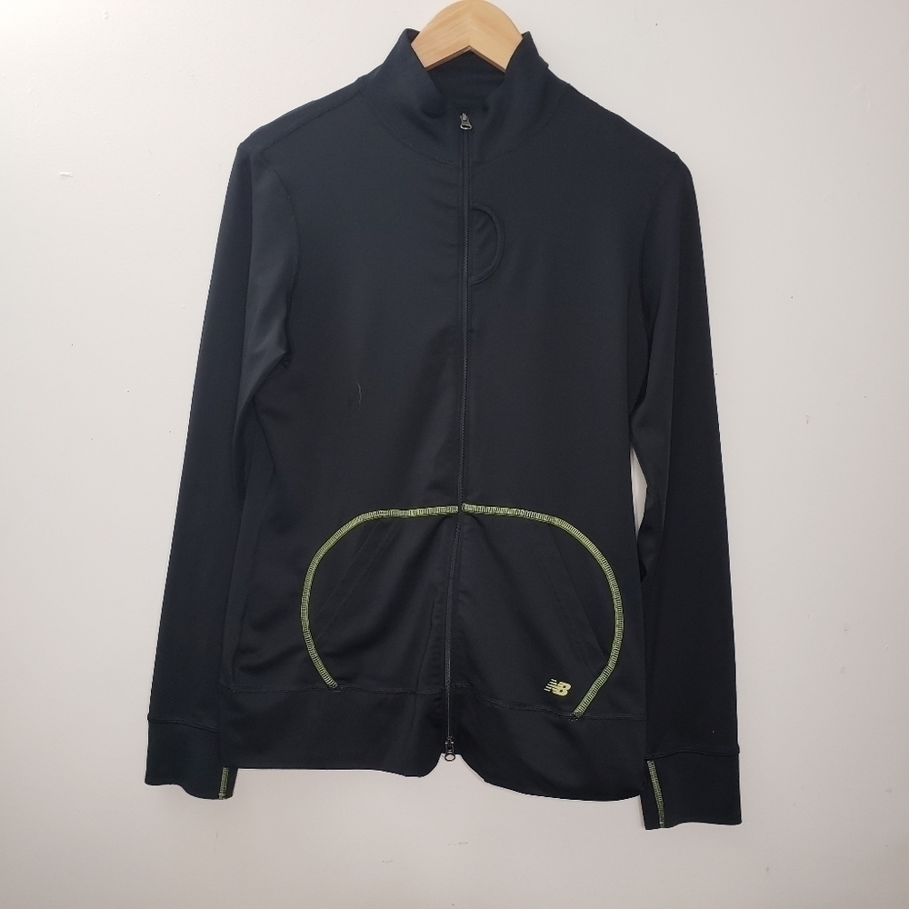 New Balance Black Zip Up Women SweatShirt Size S